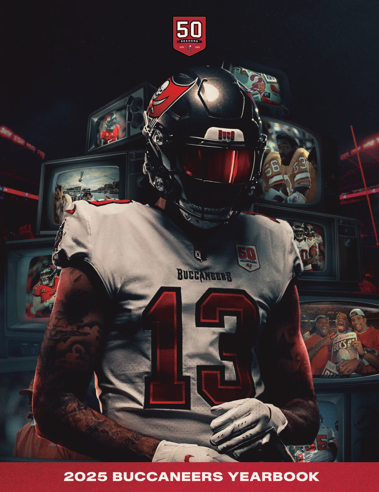 Tampa Bay Buccaneers 2025 yearbook cover