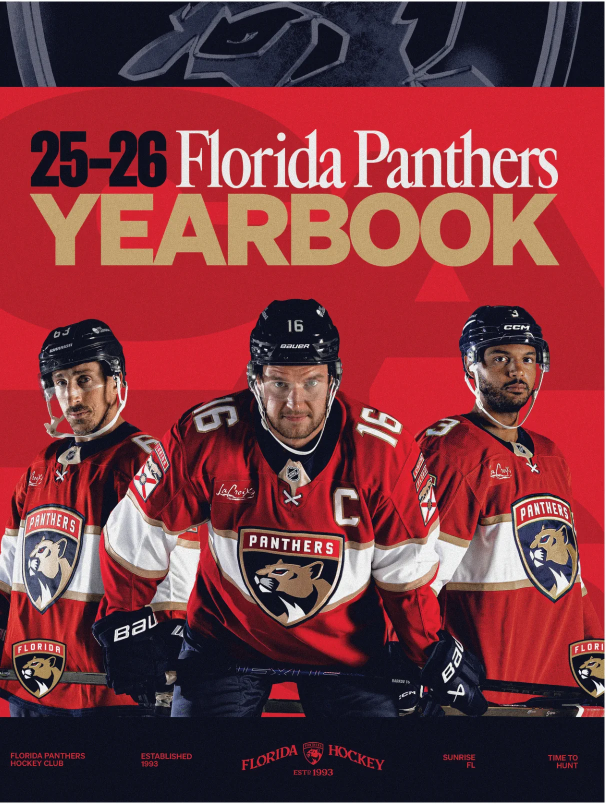 Florida Panthers 2025-26 yearbook cover