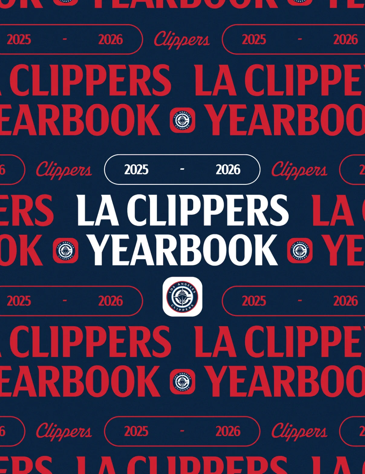 LA Clippers 2025-26 yearbook cover