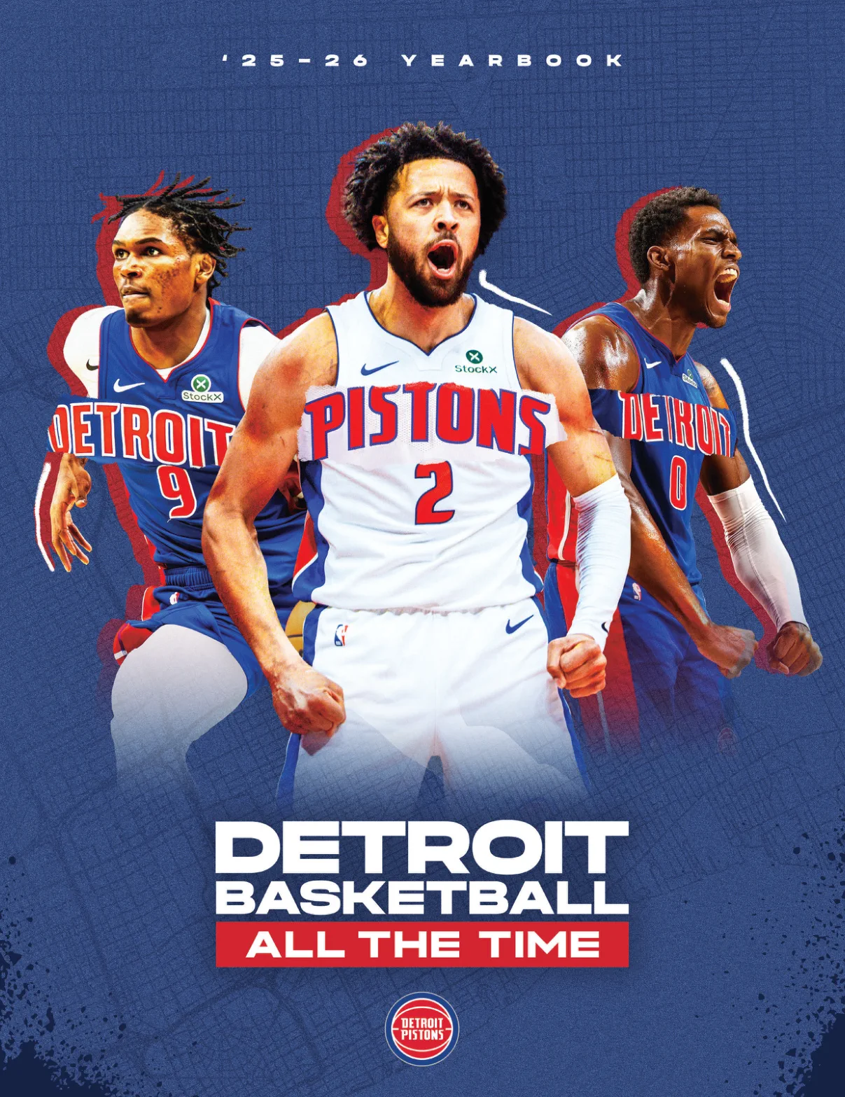 Detroit Pistons 2025-26 yearbook cover
