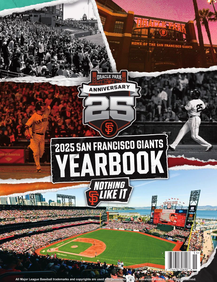 San Francisco Giants 2025 yearbook cover
